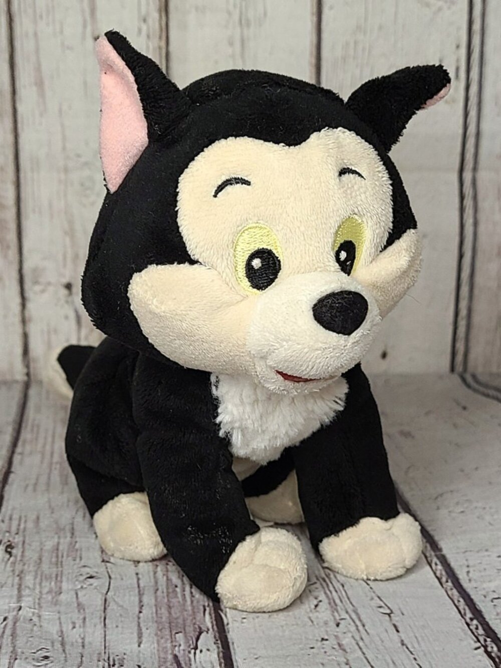 8" Disney Store Baby Figaro Kitten Pinocchio Plush Cat Stuffed Animal Toy Small